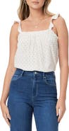 PAIGE Iyala Ruffle Strap Tank Top