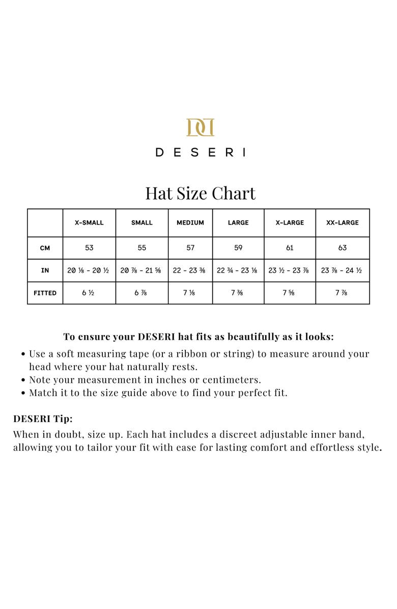 DESERI Western Hat, Alternate, color, Black