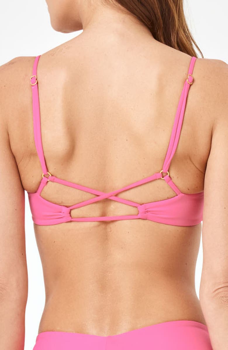 LSPACE Riley Bikini Top, Alternate, color, Cosmo