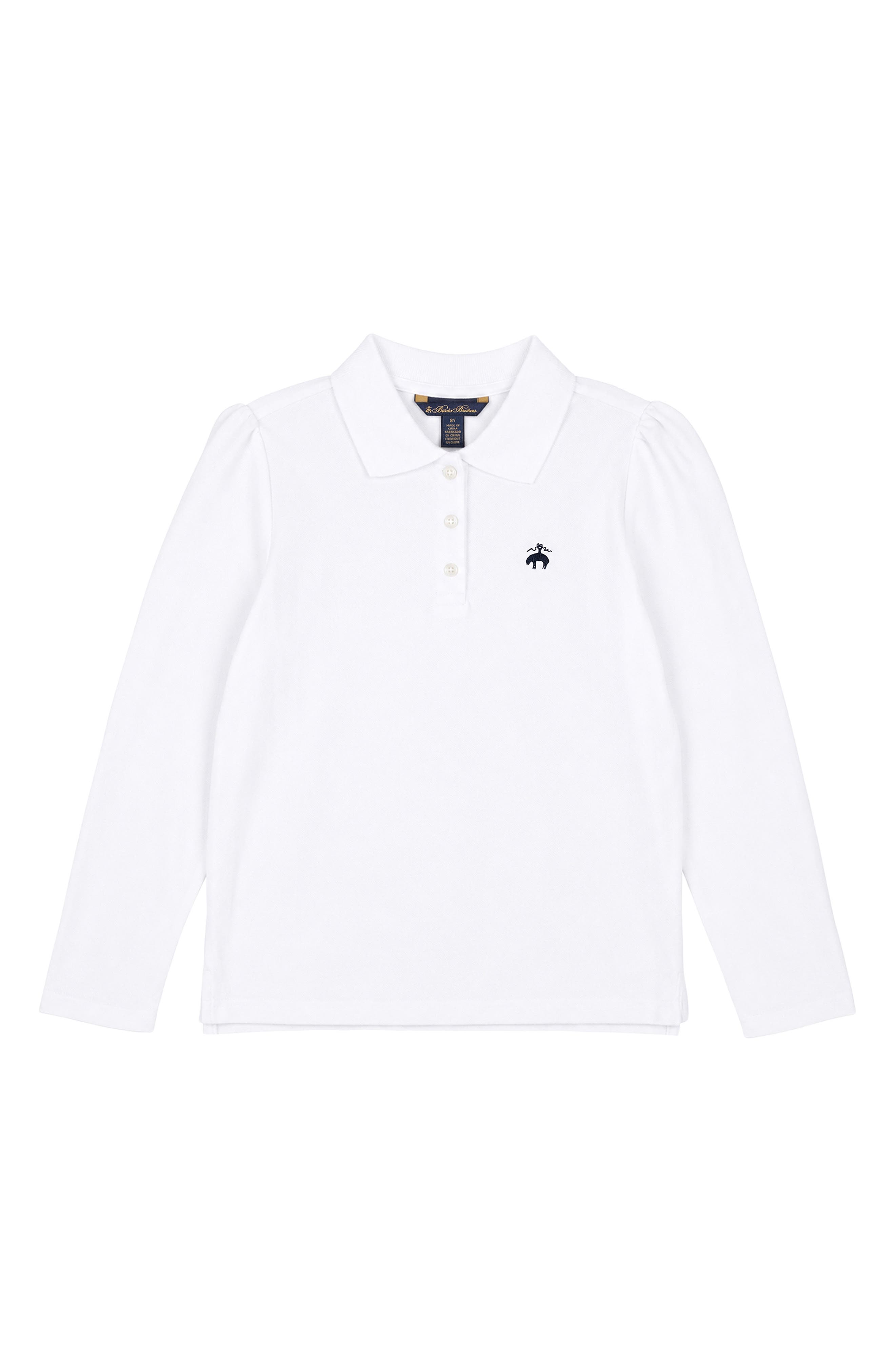 Kids' Long Sleeve Knit Polo