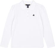 Brooks Brothers Kids' Long Sleeve Knit Polo