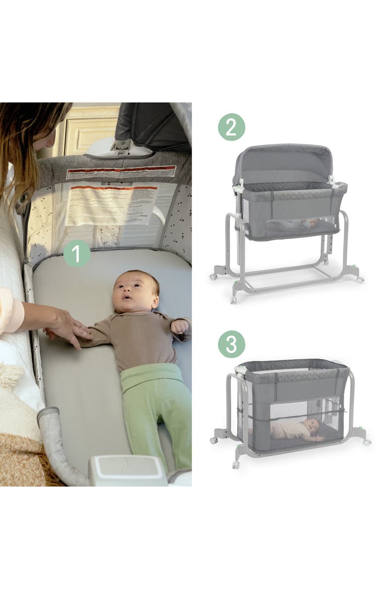 INGENUITY Dream Hero Starlight 3-in-1 Co-Sleeping Bassinet, Alternate, color, Grey