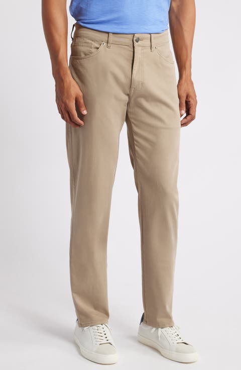 【SHALOM】STAR POCKET PANTS BEIGE Beige Cargo Pants with Flap Pockets, Stone Tan Cream Men
