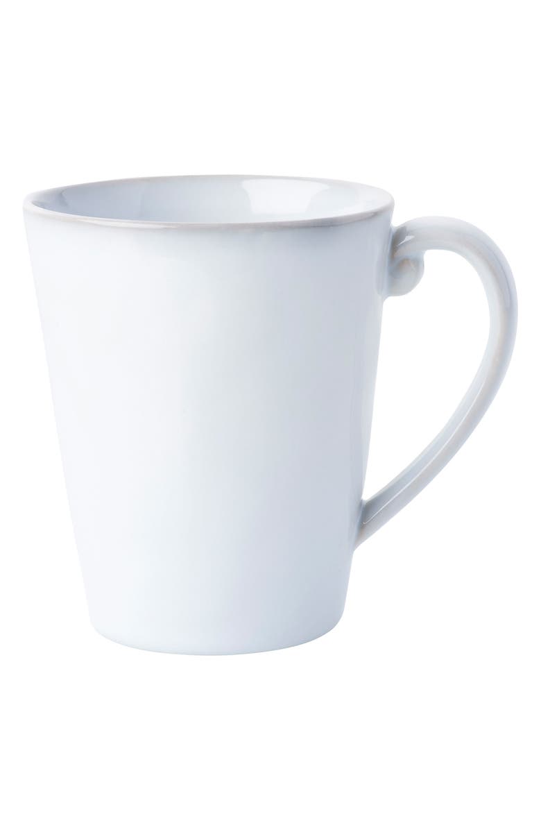 Juliska Quotidien White Truffle Ceramic Mug, Main, color, White Truffle