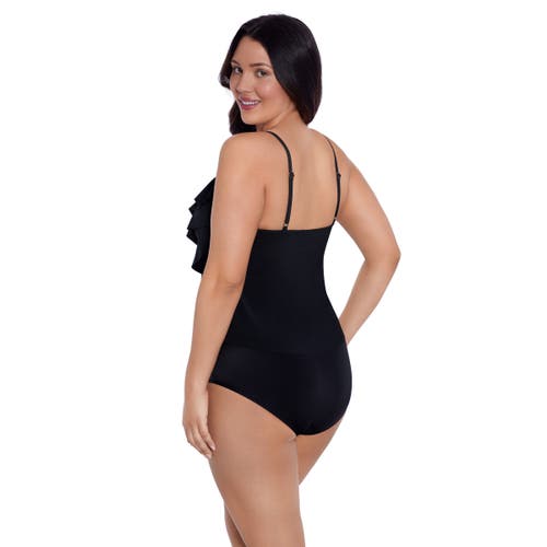 Trimshaper Rachel 5 Tier Ruffle Tankini Swimsuit Top