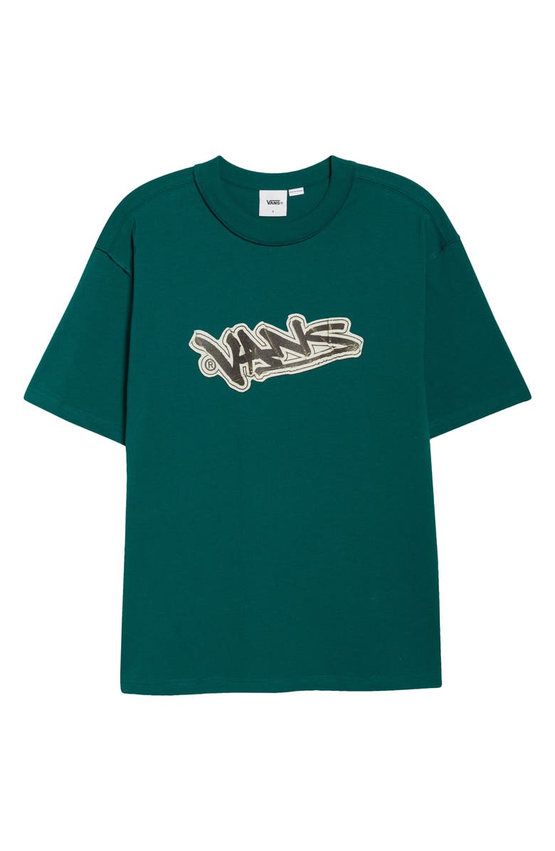 Vans Slap Cotton Graphic T-Shirt, Alternate, color, Rain Forest