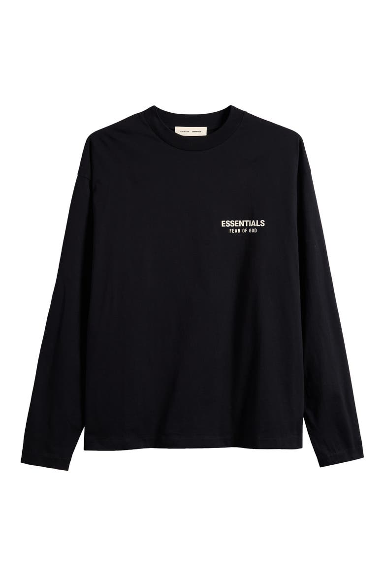 Classic Fit Long Sleeve Logo Graphic T-Shirt, Alternate, color, VINTAGE BLACK