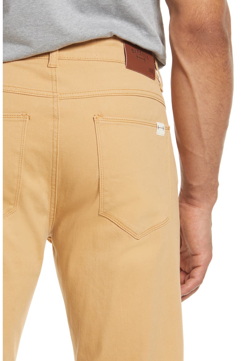 Men's Athletic Stretch Cotton Blend Chino Pants, Alternate, color, KHAKI