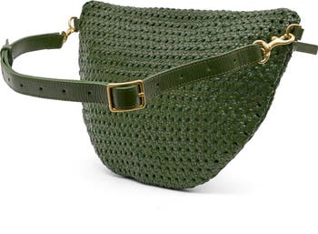 Grande Woven Leather Belt Bag