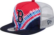 New Era Men's New Era Boston Red Sox Tie-Dye Golfer Trucker Adjustable Hat