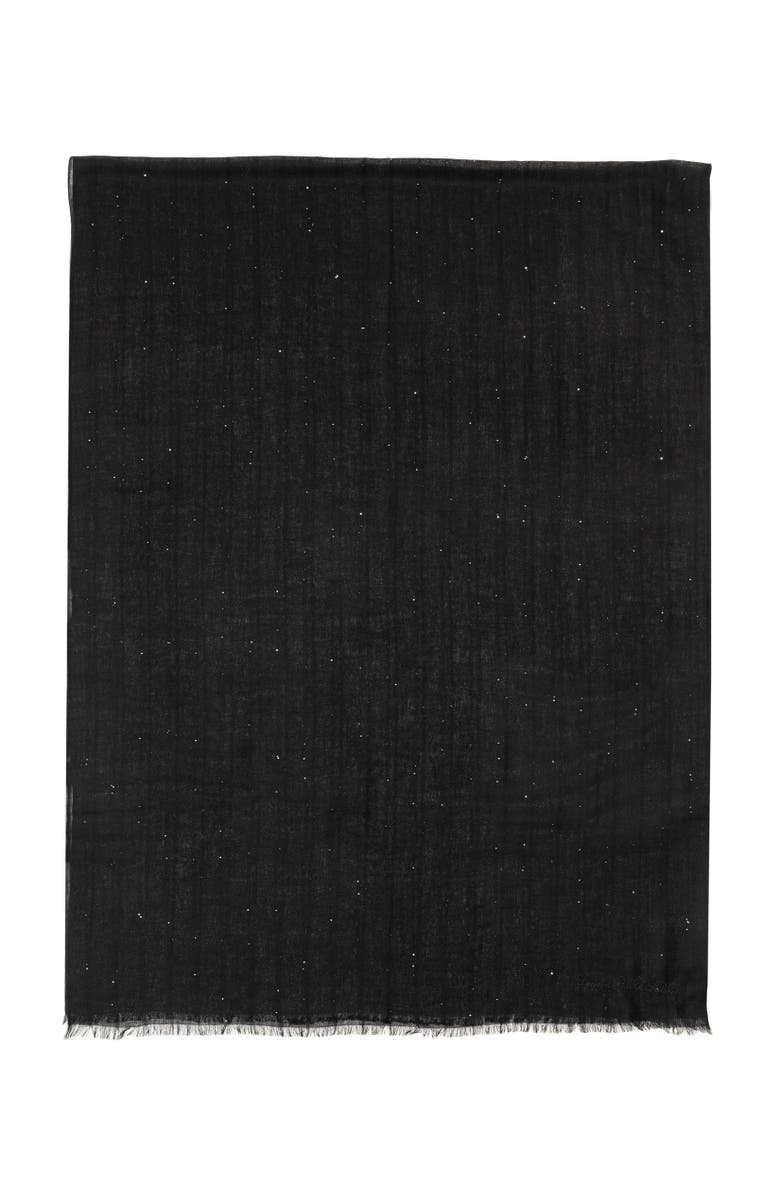 Lauren Ralph Lauren Pinstripe Mini Sequin Wrap, Alternate, color, Black