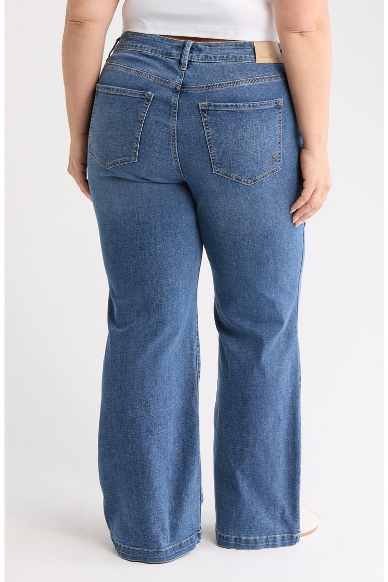 Bella Wide Leg Jeans, Alternate, color, HONEY