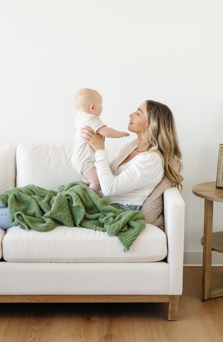 SARANONI Bamboni Receiving Blanket, Alternate, color, Olive