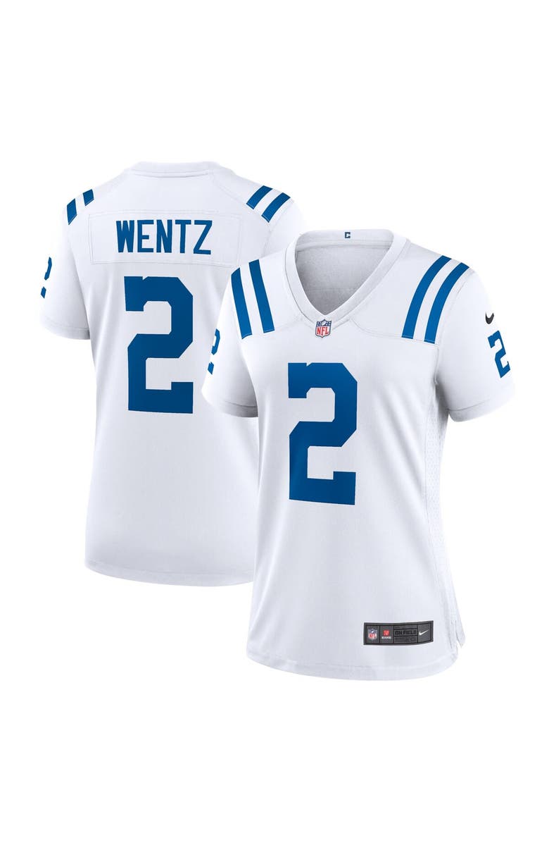 Nike Women's Nike Carson Wentz White Indianapolis Colts Game Jersey, Main, color, 