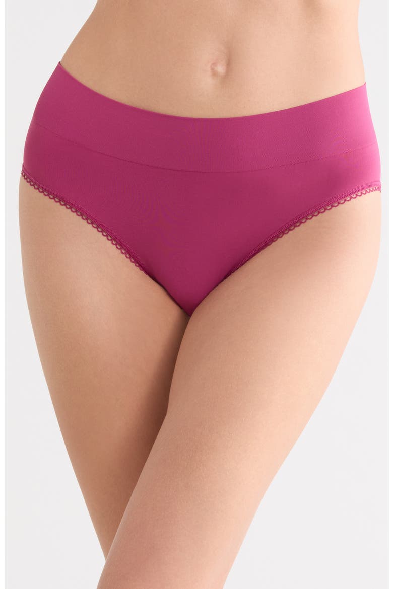 Feeling Flexible High Cut Briefs, Main, color, RASPBERRY COULIS