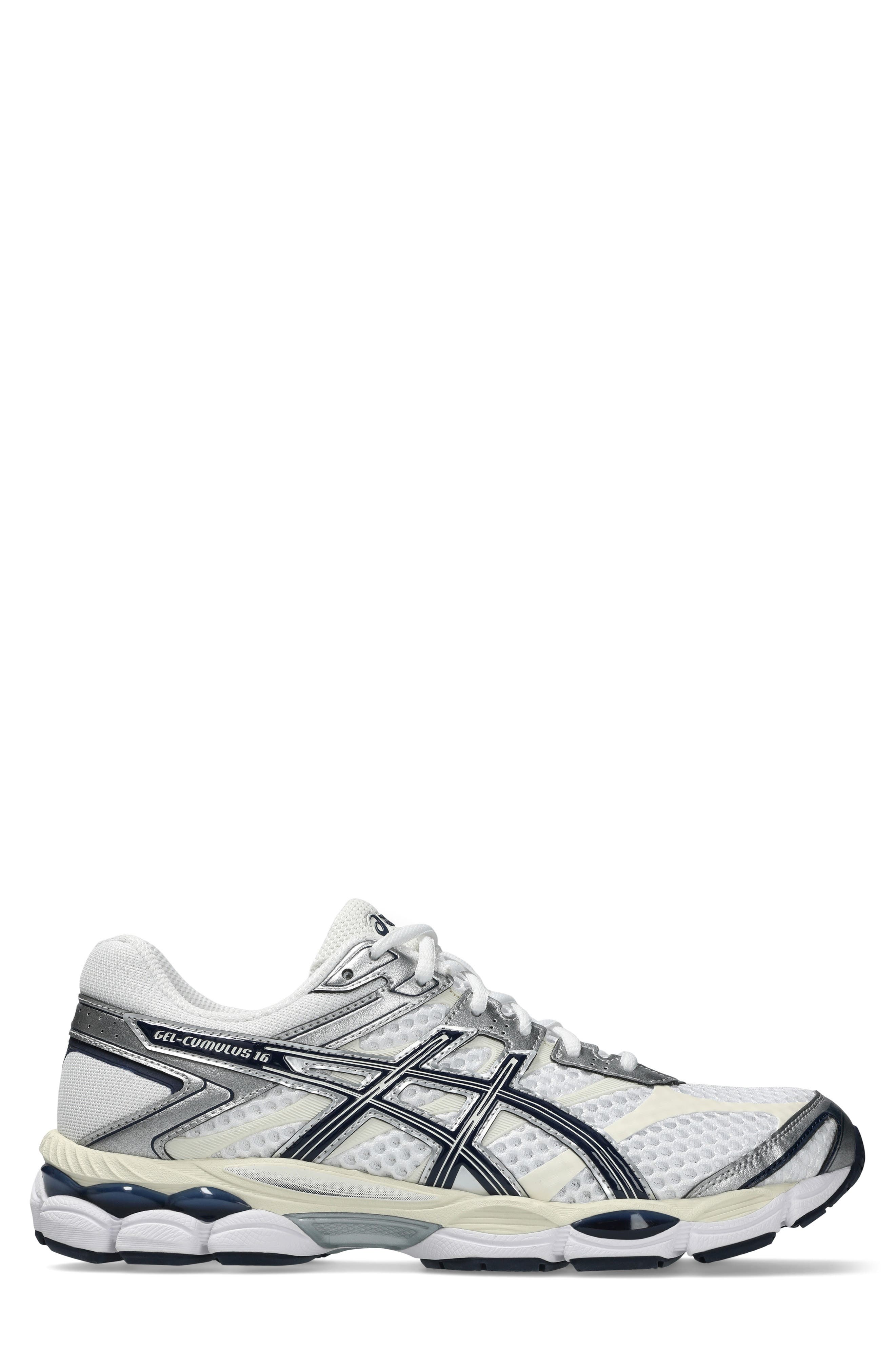 ASICS<sup>®</sup> Gender Inclusive GEL-CUMULUS<sup>®</sup> 16 Sneaker, Alternate, color, White/ Midnight
