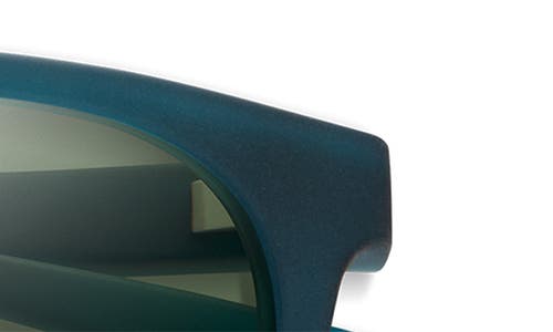 Smith Easbank Core 52mm Polarized Round Sunglasses In Pacific Crystal/gray Green