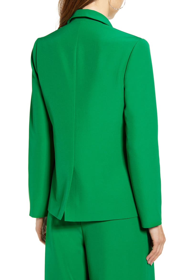 Tailored Double Breasted Blazer, Alternate, color, GREEN