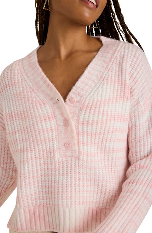 Florence By Mills V-neck Crop Sweater In Ballerina