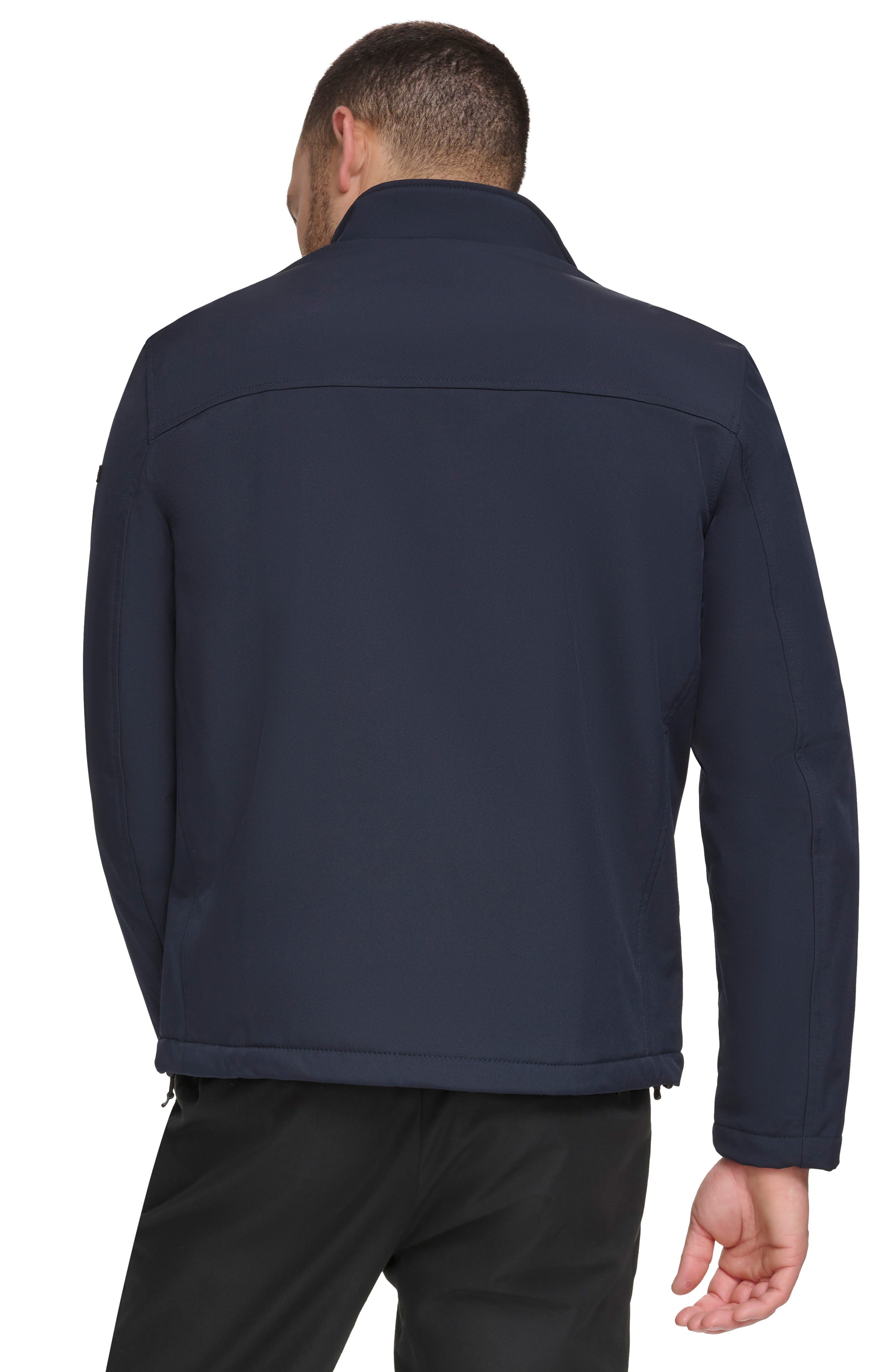 Faux Shearling Lined Soft Shell Jacket - image 2