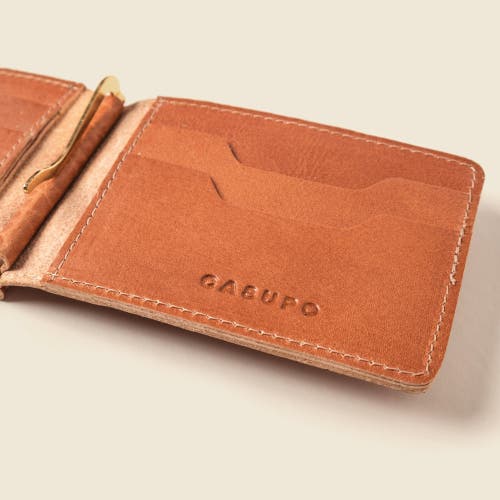 Casupo Bifold Money Clip Wallet In Orange