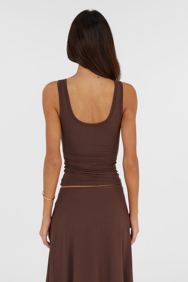 Pippa Tank, Alternate, color, Brown