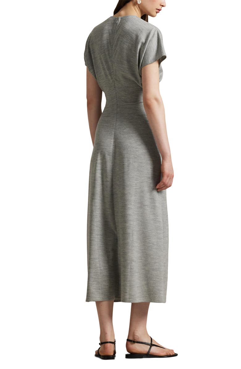 Wool Blend Dolman Sleeve Dress