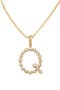  Gold Vermeil Initial Q