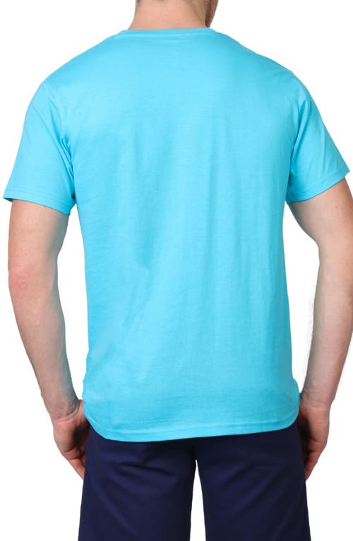 Tailorbyrd World Golf Graphic T-shirt In Aqua Pool