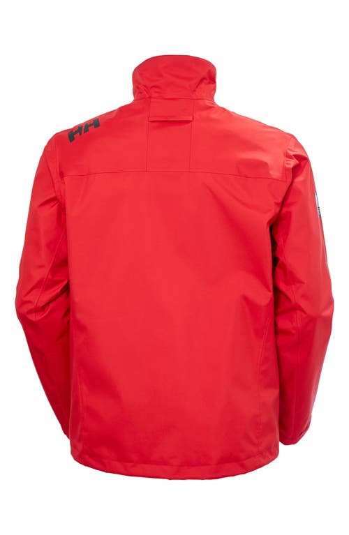 Helly Hansen Crew 2.0 Waterproof Sailing Jacket In Red