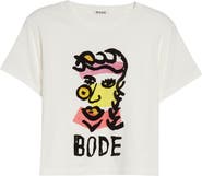 Bode Visage Cotton Graphic T-Shirt