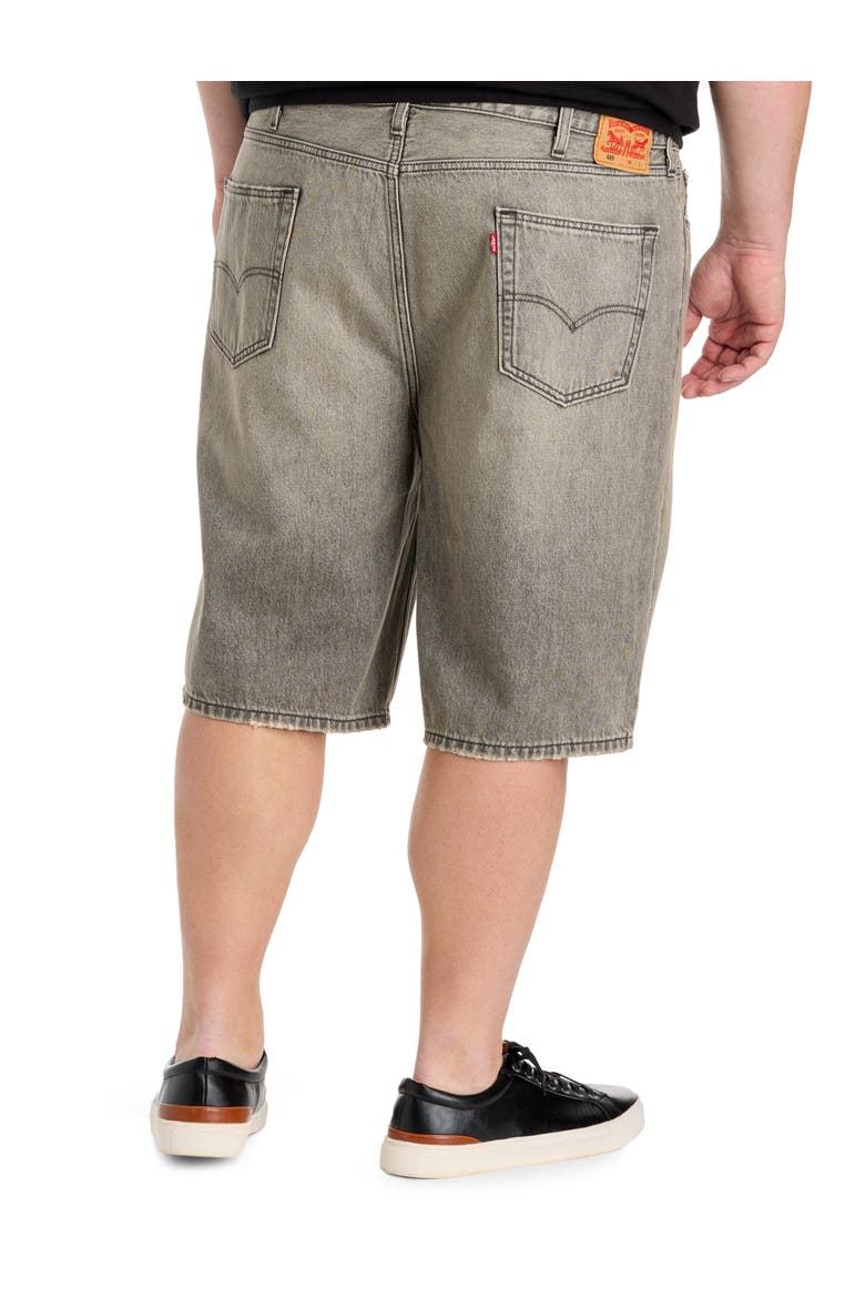 Big & Tall  469 Loose-Fit Denim Shorts V2, Alternate, color, A LOOK BACK