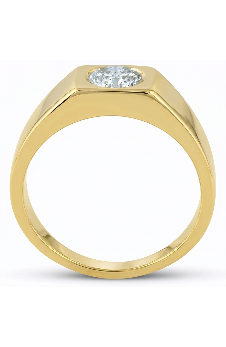 Bliss Diamond 1Ct Men's Diamond Ring Gold Lab Grown, Alternate, color, 10K Yellow Gold