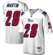 Mitchell & Ness Men's Mitchell & Ness Curtis Martin White New England Patriots Legacy Replica Jersey