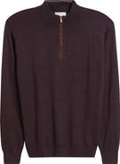 Peter Millar Autumn Crest Merino Wool Blend Quarter Zip Sweater