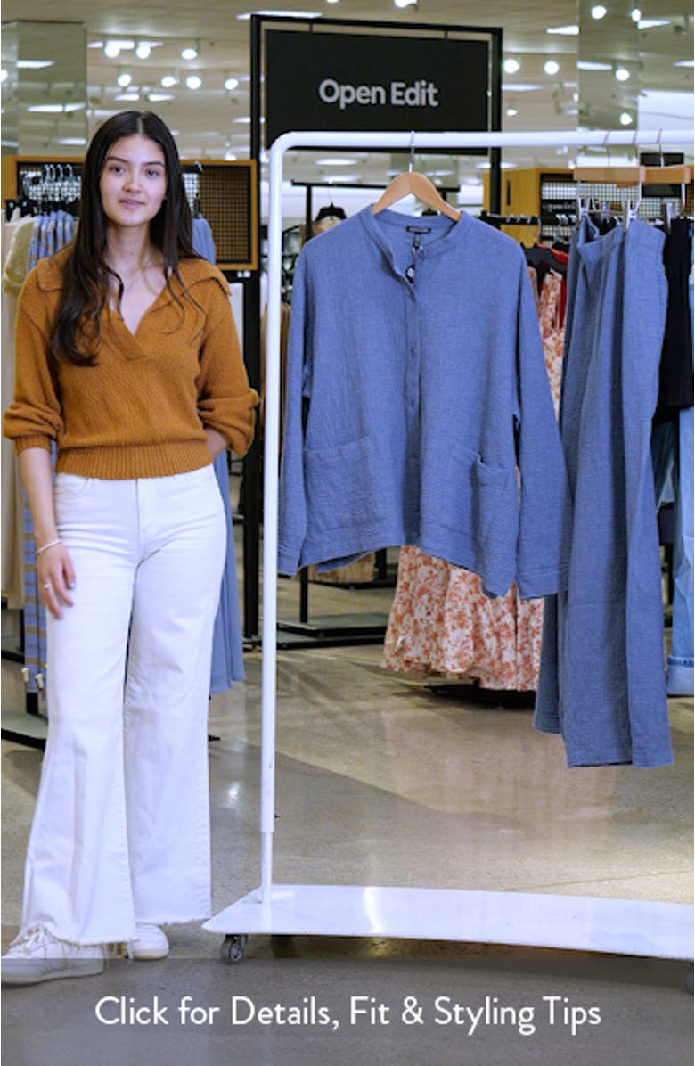 Seersucker Shirt Jacket, sales video thumbnail