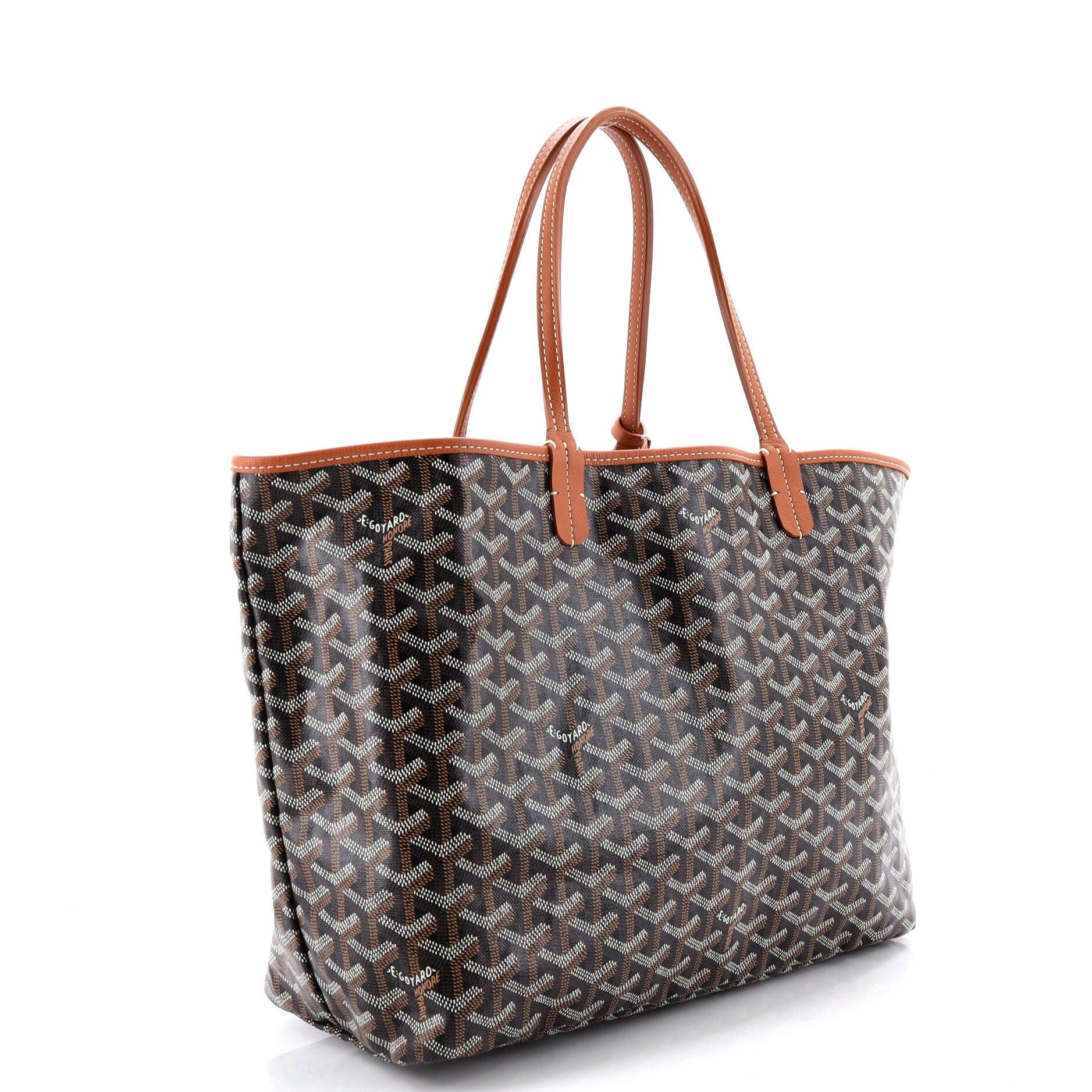 Pre-Owned Goyard Saint Louis Tote Coated Canvas PM, Alternate, color, 