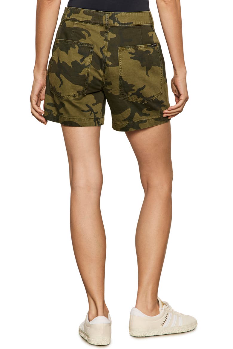 Boyfriend Utility Shorts, Alternate, color, RAMBLER CAMO GREEN