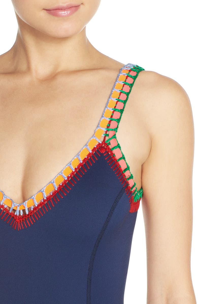 Kiini 'Tasmin' Scoop Back One-Piece Swimsuit, Alternate, color,