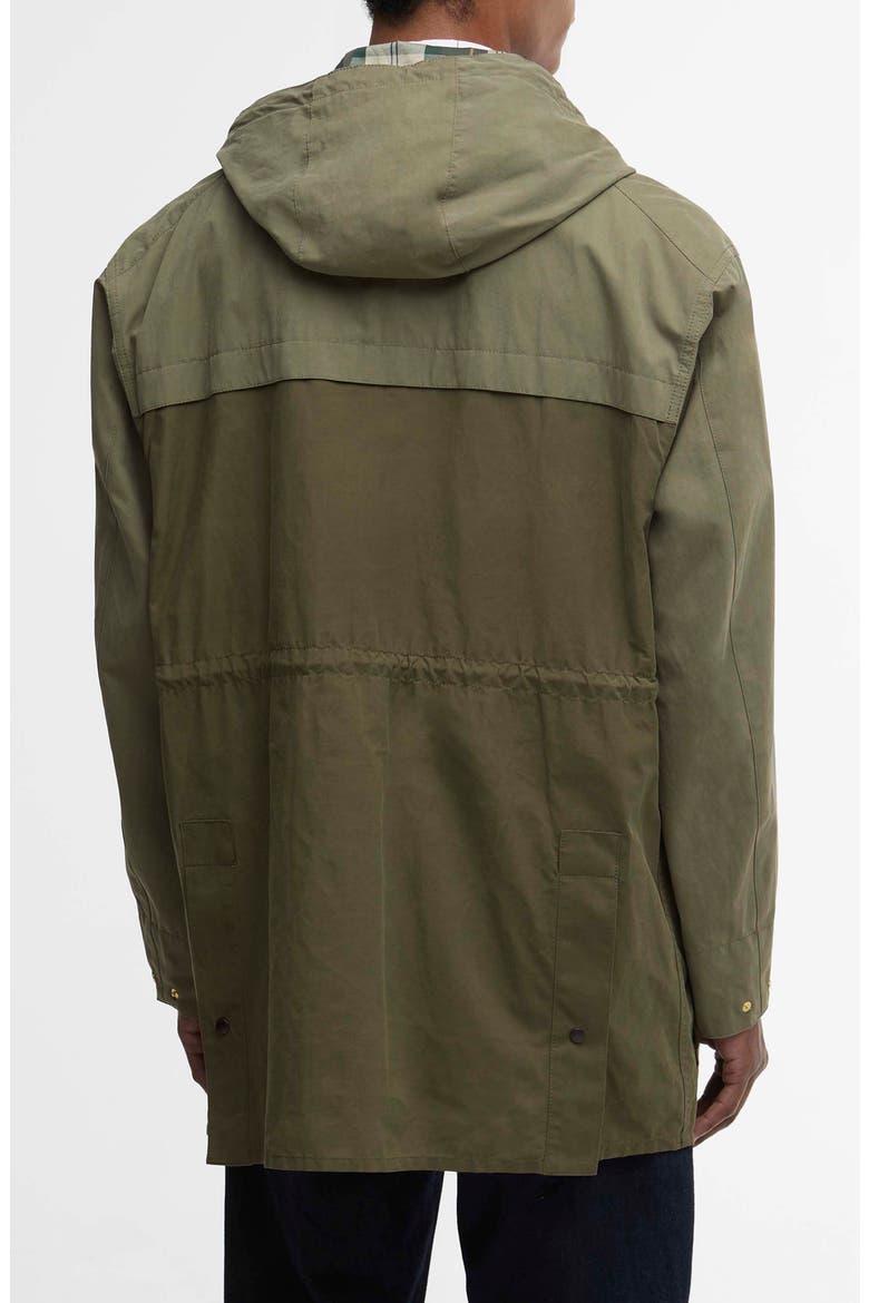 Icons Durham Waterproof Hooded Raincoat, Alternate, color, FERN