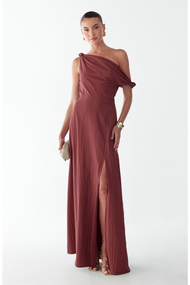 Elliot Maxi Dress, Main, color, Burgundy
