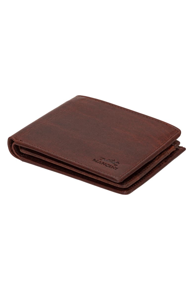 Buffalo RFID Center Wing Wallet, Alternate, color, BROWN