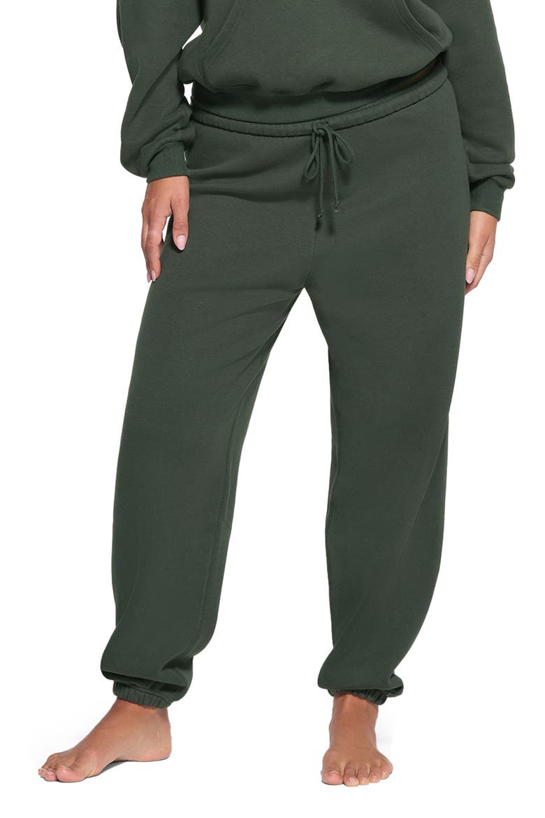 Cotton Blend Fleece Joggers, Main, color, SPRUCE