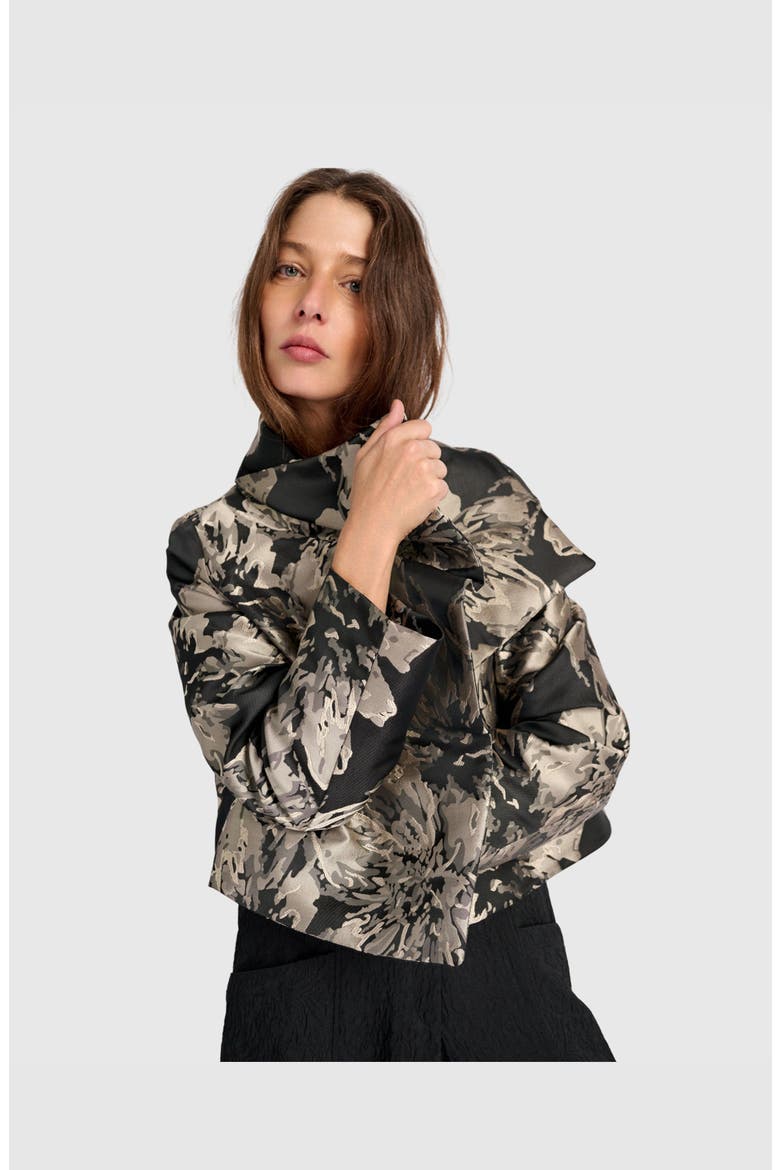 Nightfall Moto Jacket, Alternate, color, Floral