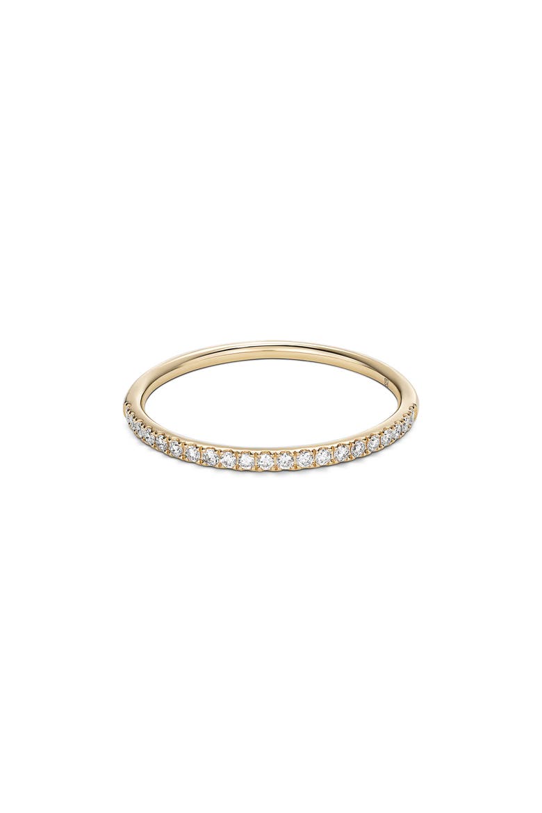 0.25-Carat Pavé Lab Created Diamond Ring, Alternate, color, 14K YELLOW GOLD