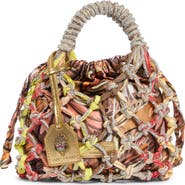 Kurt Geiger London Small Crystal Macramé Bag