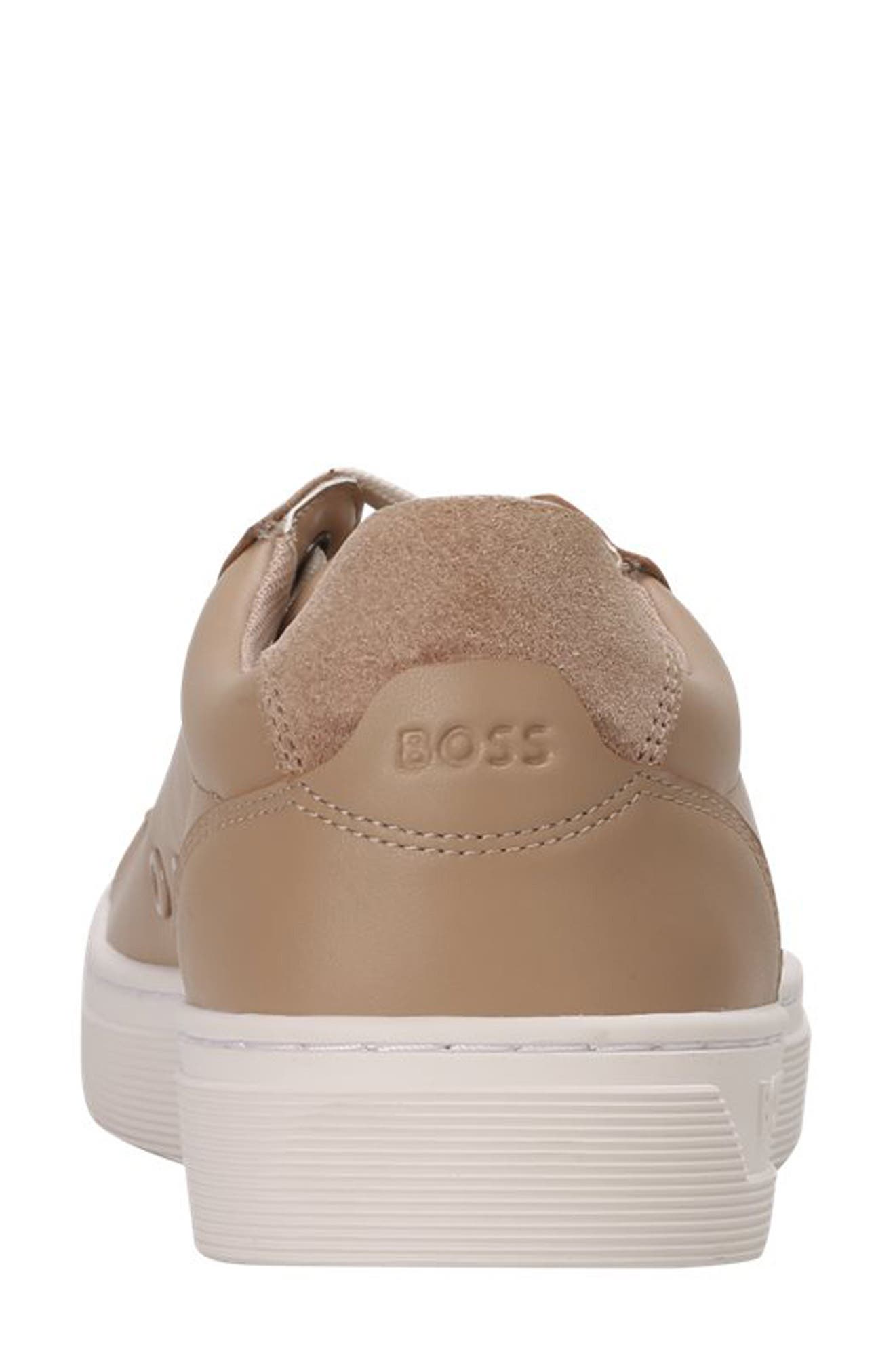 BOSS Rhys Sneaker, Alternate, color, Light/ Pastel Brown