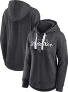 FANATICS Women's Fanatics Branded Heathered Charcoal Chicago White Sox Set to Fly Pullover Hoodie