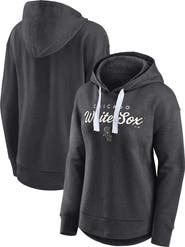 FANATICS Women's Fanatics Branded Heathered Charcoal Chicago White Sox Set to Fly Pullover Hoodie