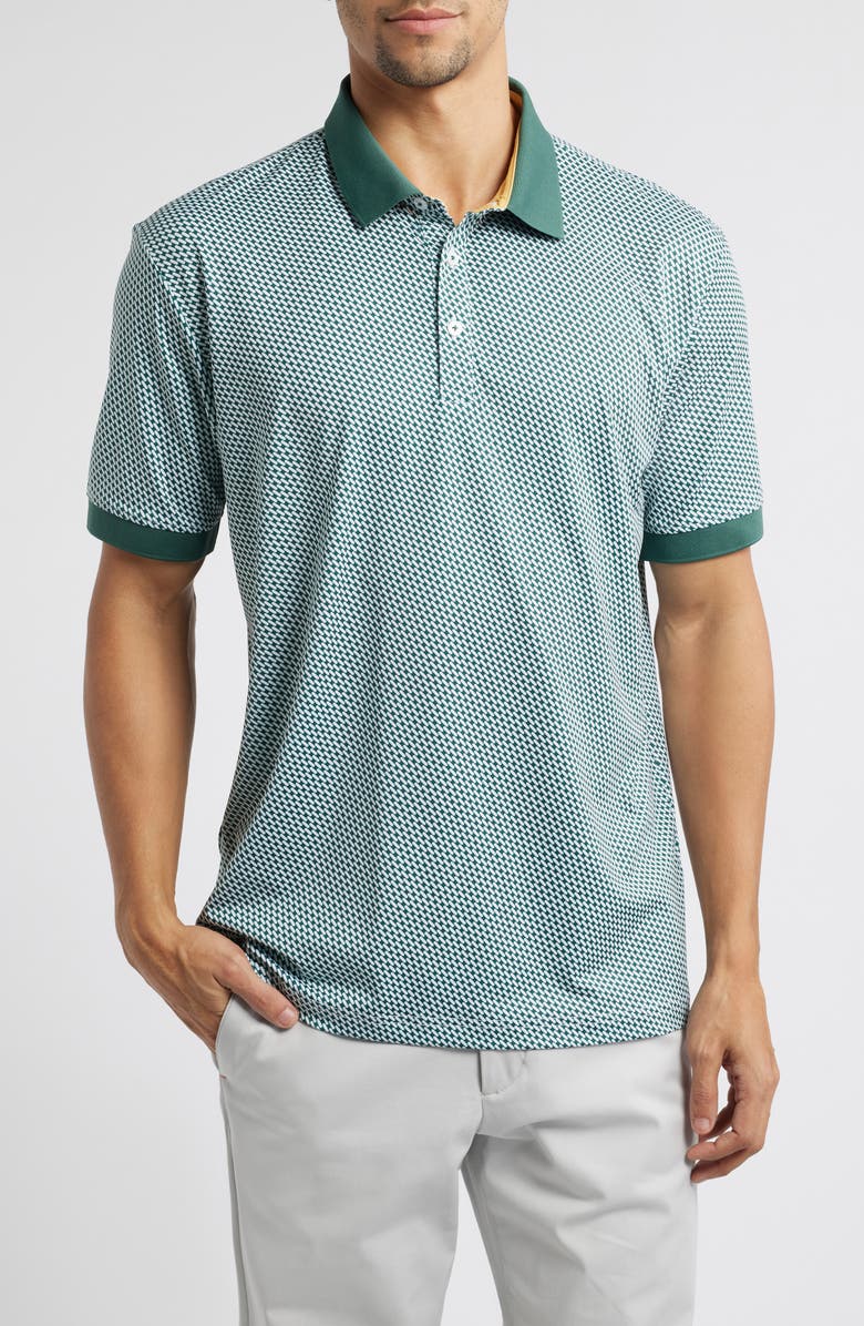 Swannies Hogan Geo Print Golf Polo, Main, color, 